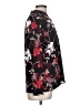 Liz Claiborne Floral Black Long Sleeve Blouse Size L - photo 4