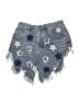 ONETEASPOON Stars Blue Denim Shorts Size 27 waist - photo 1