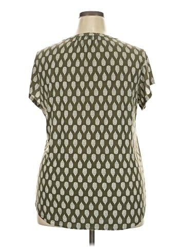 Liz Claiborne Short Sleeve Blouse (view 2)