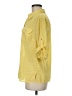 Notations 100% Polyester Houndstooth Yellow 3/4 Sleeve Blouse Size M - photo 5