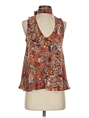 Sun & Shadow Sleeveless Blouse (view 1)
