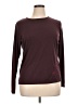 Cherokee 100% Polyester Burgundy Long Sleeve Top Size XL - photo 1