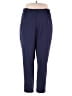 David David Meister Solid Blue Active Pants Size 3X - photo 1
