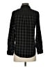 Rails 100% Rayon Houndstooth Black Long Sleeve Blouse Size XS - photo 2