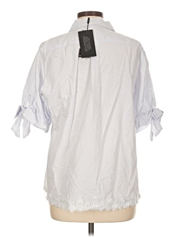 Karl Lagerfeld Paris 3/4 Sleeve Button-Down Shirt (view 2)
