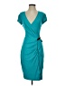 Cache Teal Cocktail Dress Size S - photo 1