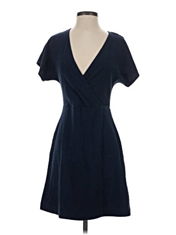 Madewell Cross-Front Flutter-Sleeve Mini Dress (view 1)