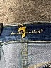 7 For All Mankind Chevron-herringbone Blue Jeans Size 24 waist - photo 7