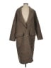 Zara 100% Recycled Polyester Brown Coat Size S - photo 1
