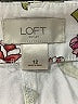 Ann Taylor LOFT Outlet Floral Ivory Shorts Size 12 - photo 3