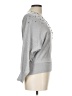 Carmen Carmen Marc Valvo Silver Pullover Sweater Size L - photo 4