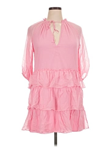Alice + Olivia 3/4 Sleeve Silk Top (view 1)