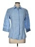 Weekend Max Mara Blue 3/4 Sleeve Button-Down Shirt Size 10 - photo 1