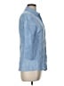 Weekend Max Mara Blue 3/4 Sleeve Button-Down Shirt Size 10 - photo 4