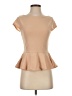 Alice + Olivia Tan Short Sleeve Top Size S - photo 1