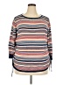 Ruby Rd. Stripes Orange Pullover Sweater Size 2X - photo 1