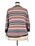 Ruby Rd. Stripes Orange Pullover Sweater Size 2X - photo 2