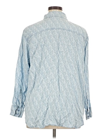 CALVIN KLEIN JEANS Long Sleeve Blouse (view 2)