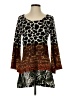 Atmosphere Animal Print Brown Casual Dress Size S - photo 1