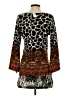 Atmosphere Animal Print Brown Casual Dress Size S - photo 2