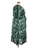 Ellos 100% Polyester Paisley Green Casual Dress Size 22 - photo 4