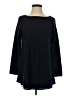 Jostar Black Blue 3/4 Sleeve Top Size S - photo 1