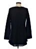 Jostar Black Blue 3/4 Sleeve Top Size S - photo 2