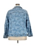 Cj Banks Tie-dye Blue Denim Jacket Size 2X - photo 2