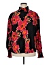 Unbranded Floral Black Long Sleeve Blouse Size XL - photo 1
