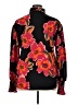 Unbranded Floral Black Long Sleeve Blouse Size XL - photo 2