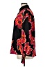 Unbranded Floral Black Long Sleeve Blouse Size XL - photo 5