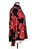 Unbranded Floral Black Long Sleeve Blouse Size XL - photo 4