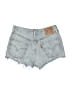 Levi's 100% Cotton Blue Denim Shorts Size 26 waist - photo 2