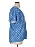 wonderly Blue Short Sleeve Blouse Size 1X - photo 4