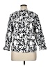 Evereve Silver 3/4 Sleeve Blouse Size XL - photo 2