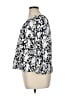 Evereve Silver 3/4 Sleeve Blouse Size XL - photo 5