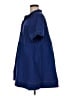Maeve Blue Short Sleeve Button-Down Shirt Size M - photo 5