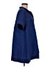 Maeve Blue Short Sleeve Button-Down Shirt Size M - photo 4