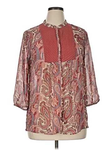 Liz Claiborne 3/4 Sleeve Blouse (view 1)