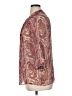 Liz Claiborne 100% Polyester Paisley Burgundy 3/4 Sleeve Blouse Size XL - photo 5