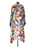 Suzanne Betro 100% Rayon Silver Kimono Size L - photo 2