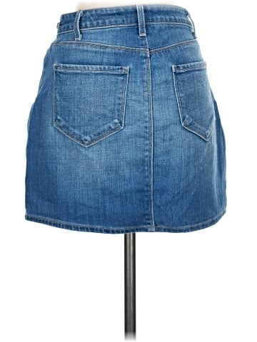 L'Agence Denim Skirt (view 2)