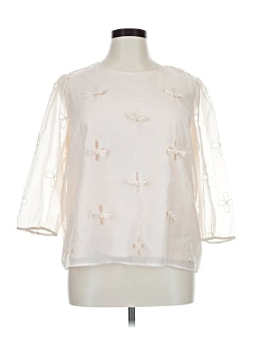 Adrianna Papell 3/4 Sleeve Blouse (view 1)