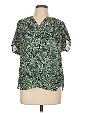 Banana Republic Factory Store Short Sleeve Blouse (view 1)