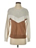 Abercrombie & Fitch Color Block Tan Pullover Sweater Size S - photo 1