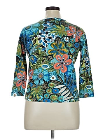 Chico's 3/4 Sleeve T-Shirt (view 2)