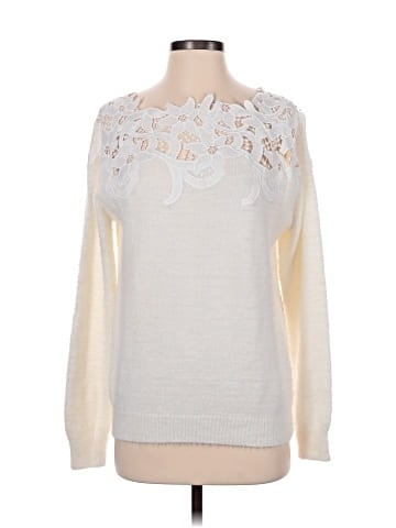 En Creme Pullover Sweater (view 1)