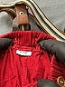 Unbranded Burgundy Snow Pants With Bib Size 0-3 mo - photo 3