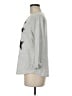 Chelsea & Theodore Stars Silver Pullover Sweater Size M - photo 5