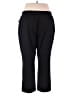 Chaps Solid Black Active Pants Size 2X - photo 2